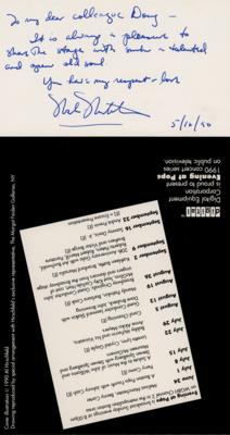 Lot #536 John Williams Signed 'Evening at Pops' Table Card - Image 2