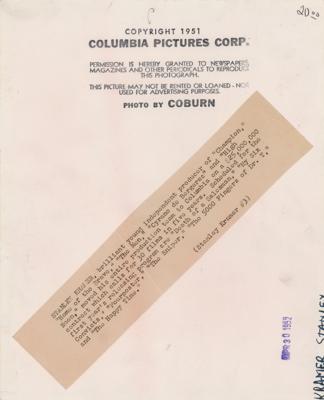 Lot #657 Stanley Kramer Signed Photograph - Image 2