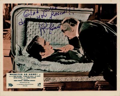Lot #592 Munsters: Fred Gwynne and Al Lewis Signed