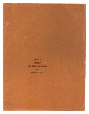 Lot #701 Spencer Tracy Document Signed - Image 3