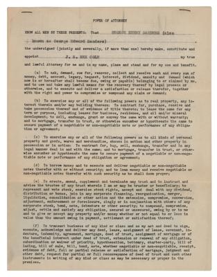 Lot #688 George Sanders Document Signed - Image 2