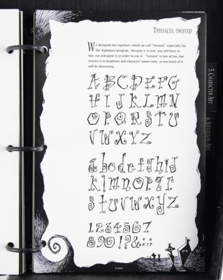 Lot #617 Tim Burton: Edward Scissorhands and Nightmare Before Christmas Promo Materials and Style Guide - Image 7