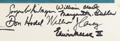 Lot #51 Ronald Reagan and Cabinet Oversized Signed Photograph - Image 3