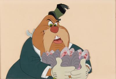 Lot #445 Walrus and Oysters production cel from Alice in Wonderland Production Cel - Image 1