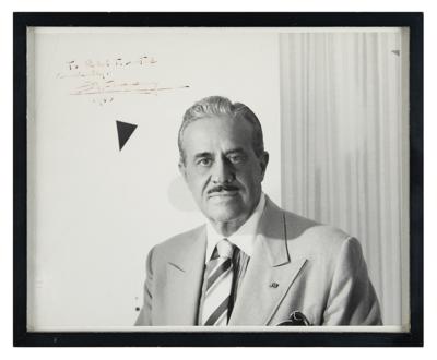 Lot #436 Raymond Loewy Signed Photograph - Image 2