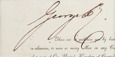 Lot #285 King George IV Signature - Image 2