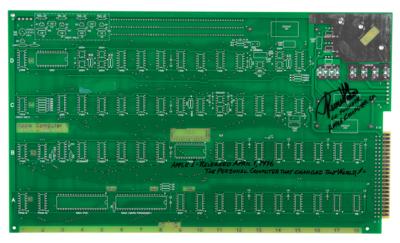 Lot #207 Apple: Ronald Wayne Signed Apple-1 Replica Board - Image 1