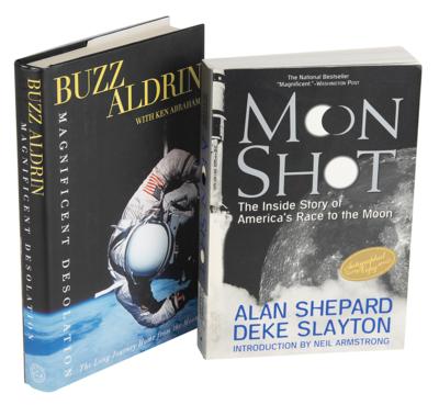 Lot #411 Alan Shepard and Buzz Aldrin (2) Signed Books - Image 1