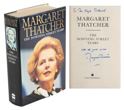Lot #324 Margaret Thatcher Signed Book - Image 1