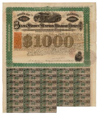 Lot #332 Nathan Bedford Forrest Twice-Signed Document - Image 1