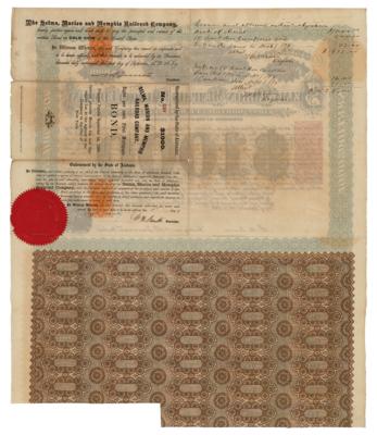 Lot #332 Nathan Bedford Forrest Twice-Signed Document - Image 2