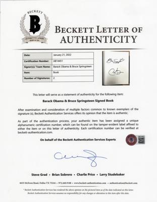 Lot #127 Barack Obama and Bruce Springsteen Book - Image 5