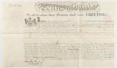Lot #147 Thomas McKean and Timothy Matlack Archive of (18) Signed Land Grants - Image 16