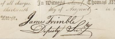 Lot #147 Thomas McKean and Timothy Matlack Archive of (18) Signed Land Grants - Image 4