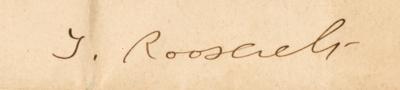 Lot #31 Theodore Roosevelt Typed Letter Signed on VP Nomination - Image 2