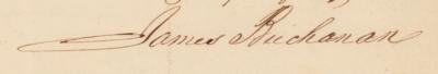 Lot #17 James Buchanan Autograph Letter Signed to California Military Governor - Image 2