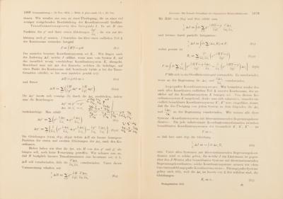 Lot #188 Albert Einstein Hand-Annotated Presentation Offprint of 
