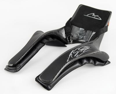 Lot #720 Michael Schumacher Signed Race-Used HANS Restraint System - Image 1