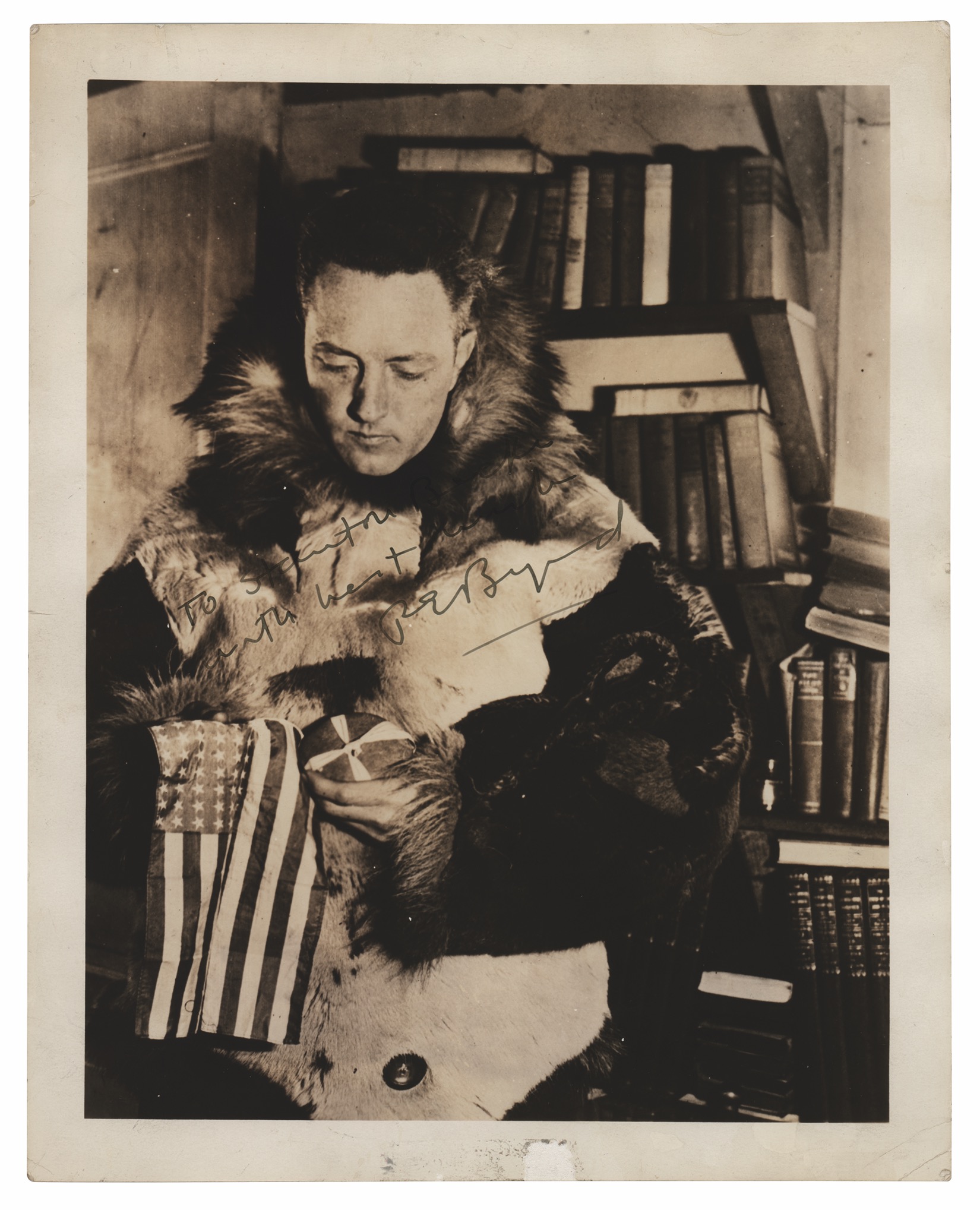 Lot #251 Richard E. Byrd Signed Photograph and Typed Letter Signed - Image 1