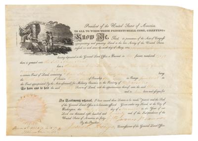 Lot #5 James Monroe Document Signed as President