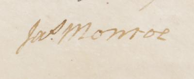 Lot #6 James Monroe Document Signed as Governor - Image 2