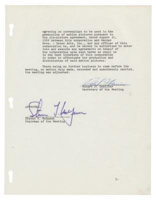 Lot #588 Steve McQueen Document Signed - Image 1