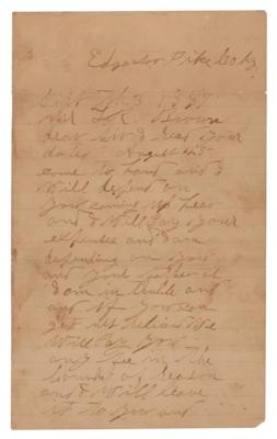 Lot #271 Anderson Hatfield Autograph Letter Signed - Image 1