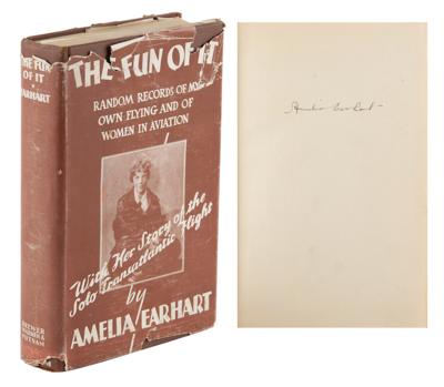 Lot #359 Amelia Earhart Signed Book - Image 1