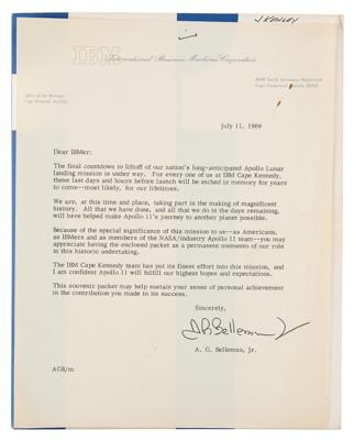 Lot #383 Apollo 11: IBM Souvenir/Press Kit - Image 1