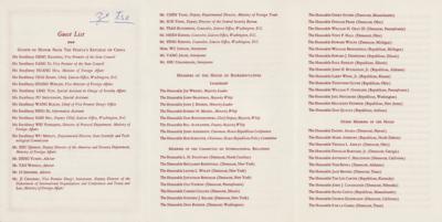 Lot #156 Deng Xiaoping Signed Program - Image 2