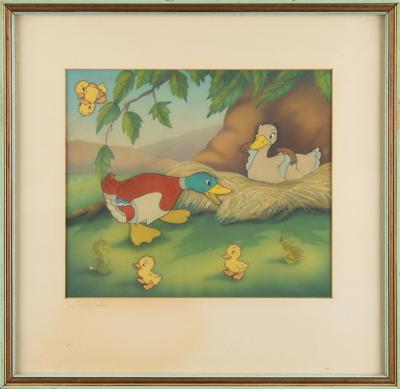 Lot #450 Duck Family production cels from The Ugly Duckling Production Cels - Image 2