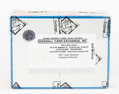 Lot #722 1982 Topps Baseball Wax Box Baseball Cards - Image 2