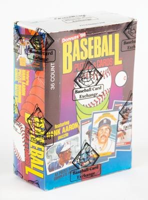 Lot #723 1986 Donruss Baseball Wax Box Baseball Cards - Image 1