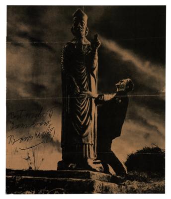 Lot #581 Boris Karloff Signed Photograph as Frankstein's Monster - Image 1