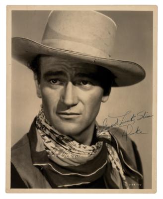Lot #599 John Wayne Signed Photograph - Image 1