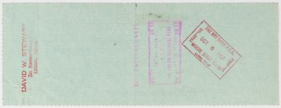 Lot #44 Lyndon B. Johnson Rare Signed Check as President - Image 2