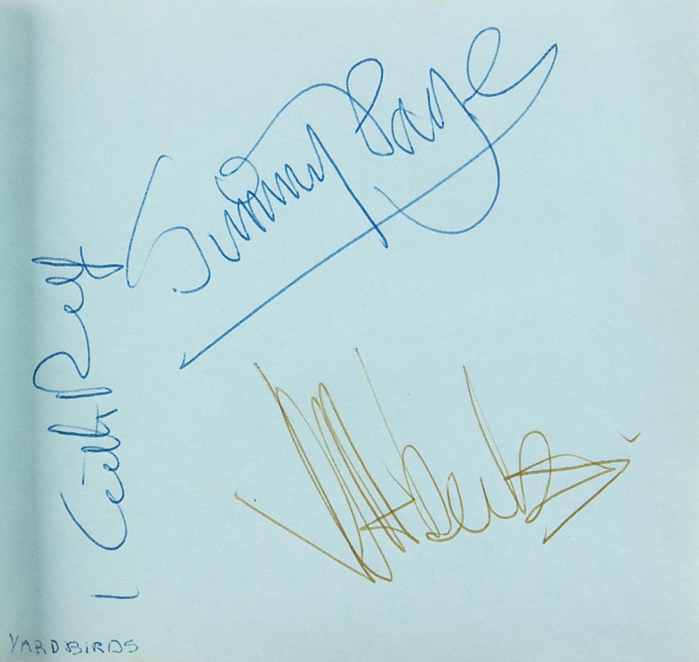 The Yardbirds Signatures with Jimmy Page and Jeff Beck | RR