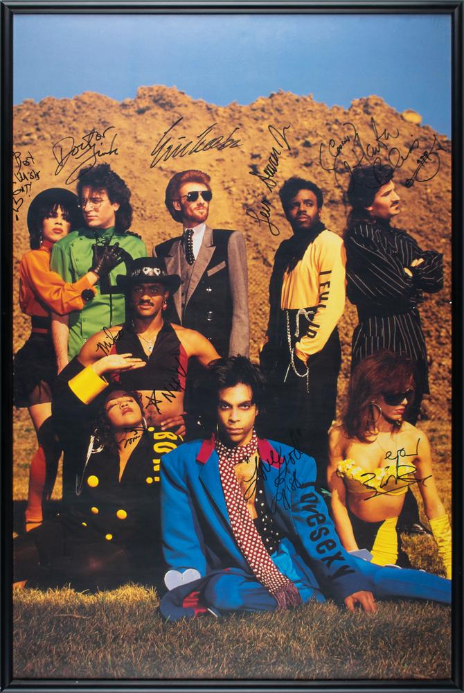 Prince and Band Signed 1988 Lovesexy Tour Poster | RR Auction