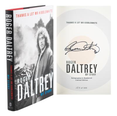 Lot #3091 Roger Daltrey Signed Book - Image 1