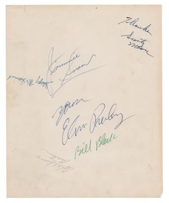 Lot #3145 Elvis Presley Signed Photograph
