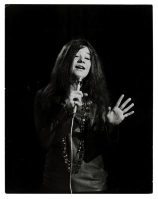 Lot #3198 Janis Joplin Original Photograph (1968) - Image 1
