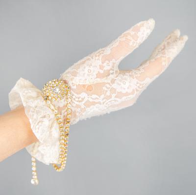 Lot #3544 Prince's Stage-Worn Purple Rain Tour Lace Glove - Image 1