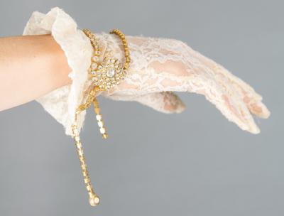 Lot #3544 Prince's Stage-Worn Purple Rain Tour Lace Glove - Image 4