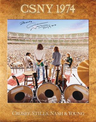 Lot #3301 Graham Nash Signed Poster - Image 1