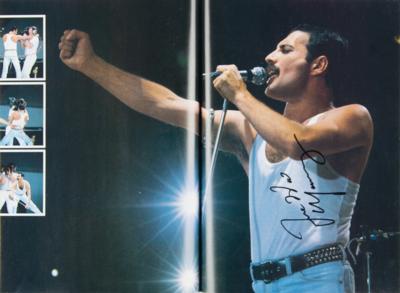 Lot #3453 Live Aid Multi-Signed Book with Queen, David Bowie, Elton John, and more - Image 2