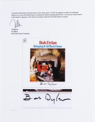 Lot #3043 Bob Dylan Signed Album - Image 5