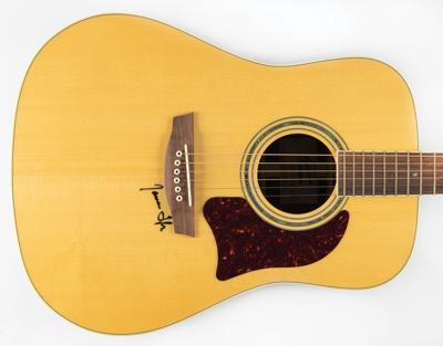 Lot #3324 James Taylor Signed Guitar