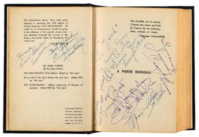 Lot #3120 Jazz Legends: Hot Discography Multi-Signed Book - Image 4