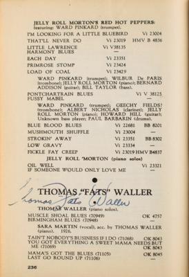 Lot #3120 Jazz Legends: Hot Discography Multi-Signed Book - Image 6