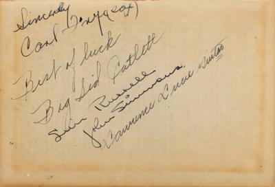 Lot #3120 Jazz Legends: Hot Discography Multi-Signed Book - Image 8